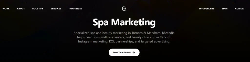 BB Media - medical spa marketing companies Toronto.