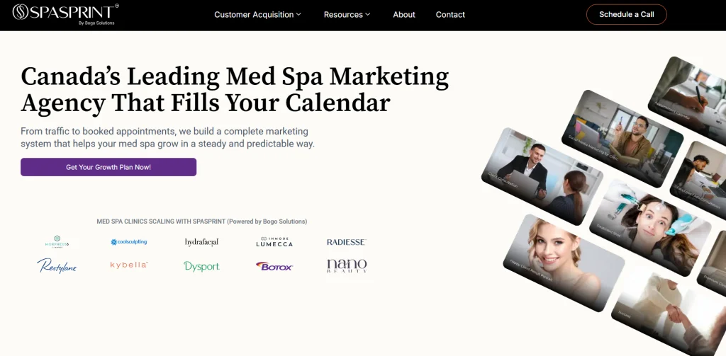 SpaSprint - med spa marketing agencies Toronto.