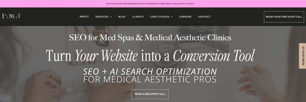 BOWO Creative providing local SEO and AI search optimization for med spas.