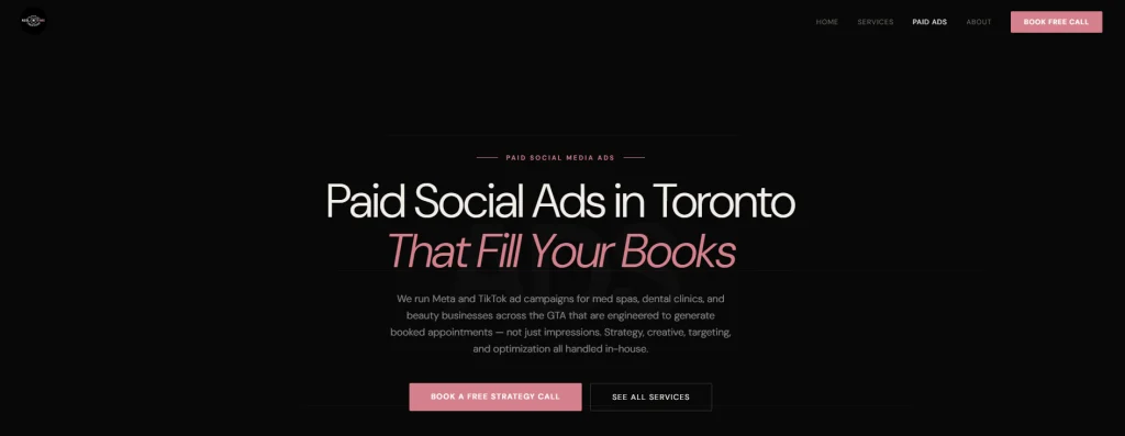 Reel Time Creations - Meta Ads agencies for med spas in Toronto.
