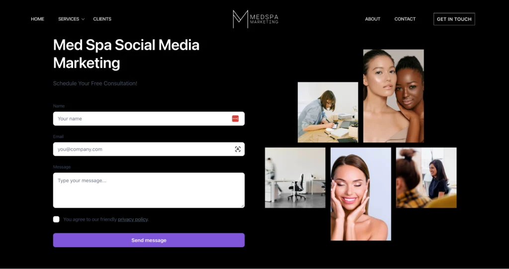 Med Spa Marketing social media services for medical spas.