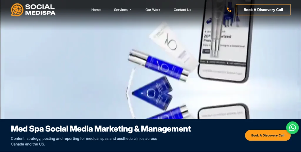 Social Medispa social media marketing services for medical spas.