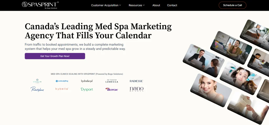 SpaSprint - best Google Ads agencies for med spas in Toronto.