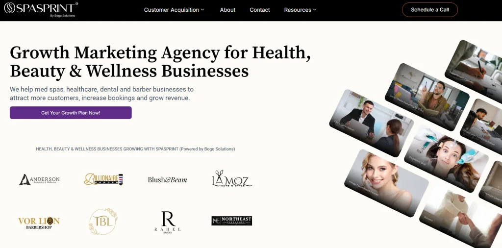 SpaSprint med spa content marketing services in Toronto.